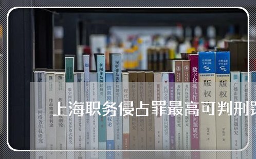 上海职务侵占罪最高可判刑罚/2023032392514 上海职务侵占罪最高可判刑罚/2023032392514