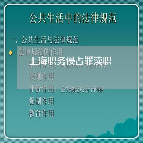 上海职务侵占罪渎职/2023032514936