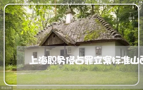 上海职务侵占罪立案标准山西/2023032394838