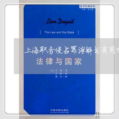 上海职务侵占罪谅解书有用吗/2023032330481