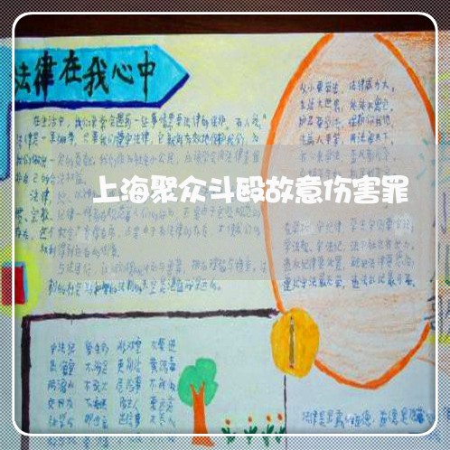 上海聚众斗殴故意伤害罪/2023021750691 上海聚众斗殴故意伤害罪/2023021750691