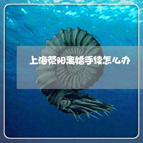 上海荥阳离婚手续怎么办/2023041240591