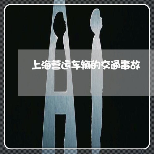 上海营运车辆的交通事故/2023021782736 上海营运车辆的交通事故/2023021782736