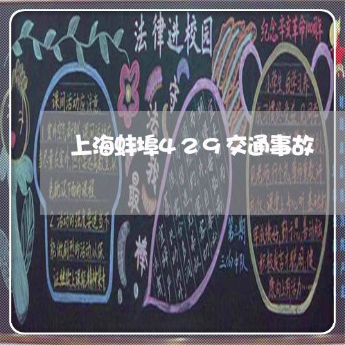 上海蚌埠429交通事故/2023021618151 上海蚌埠429交通事故/2023021618151