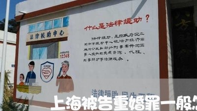 上海被告重婚罪一般怎么解决/2023032374515