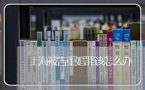 上海被告重婚罪该怎么办/2023021760591 上海被告重婚罪该怎么办/2023021760591