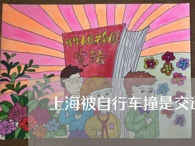 上海被自行车撞是交通事故吗/2023032382705