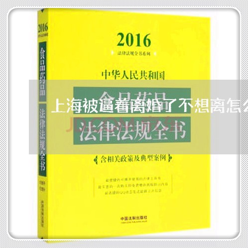 上海被逼着离婚了不想离怎么办/2023042111795