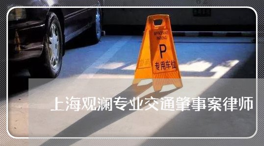 上海观澜专业交通肇事案律师/2023032386949 上海观澜专业交通肇事案律师/2023032386949