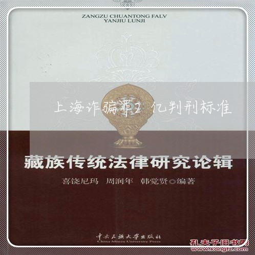 上海诈骗罪2亿判刑标准/2023041172715