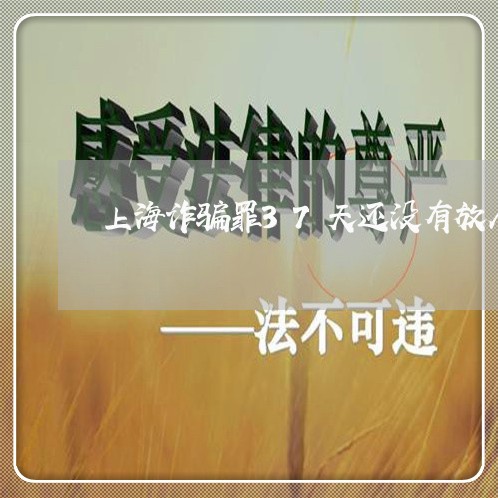 上海诈骗罪37天还没有放人/2023032317136 上海诈骗罪37天还没有放人/2023032317136
