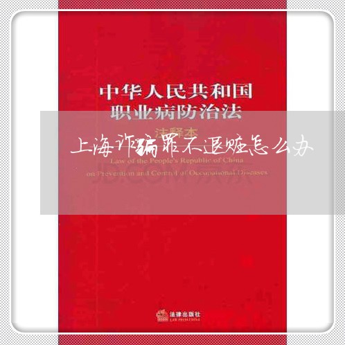 上海诈骗罪不退赃怎么办/2023021785268