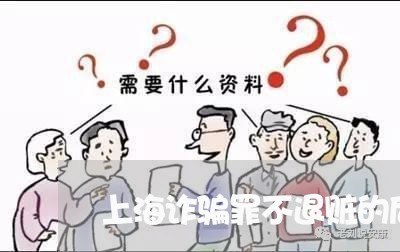 上海诈骗罪不退赃的后果/2023021737491