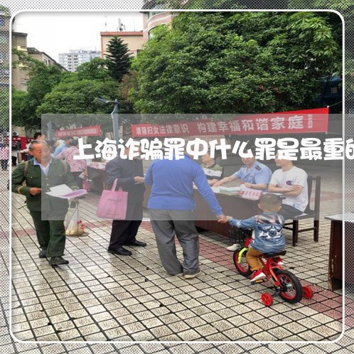 上海诈骗罪中什么罪是最重的/2023032237269