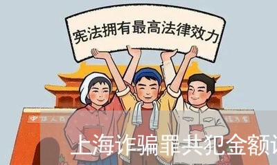 上海诈骗罪共犯金额认定/2023041136039