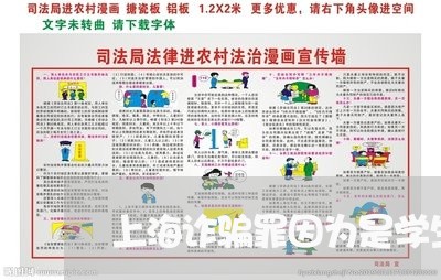 上海诈骗罪因为是学生取保了/2023032239515