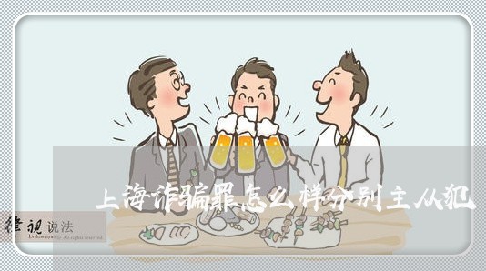 上海诈骗罪怎么样分别主从犯/2023032262483 上海诈骗罪怎么样分别主从犯/2023032262483