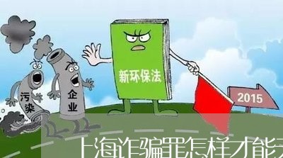 上海诈骗罪怎样才能无罪/2023041141482