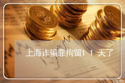 上海诈骗罪拘留11天了/2023041161424 上海诈骗罪拘留11天了/2023041161424