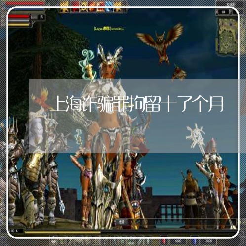 上海诈骗罪拘留十了个月/2023021685846 上海诈骗罪拘留十了个月/2023021685846