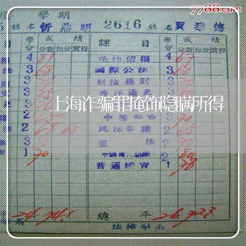 上海诈骗罪掩饰隐瞒所得/2023021614149
