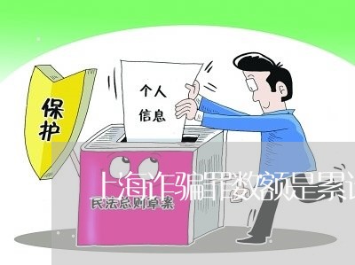 上海诈骗罪数额是累计计算吗/2023032270415