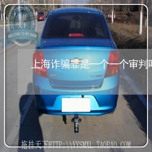 上海诈骗罪是一个一个审判吗/2023032204726 上海诈骗罪是一个一个审判吗/2023032204726