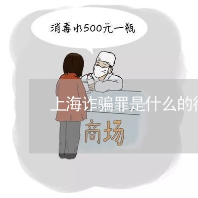 上海诈骗罪是什么的行为/2023041141482