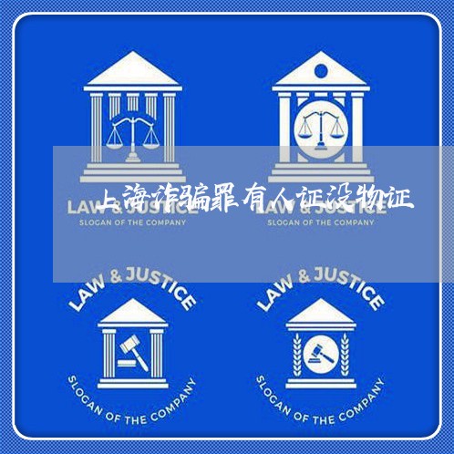 上海诈骗罪有人证没物证/2023021654072