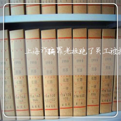 上海诈骗罪老板跑了员工被抓/2023032261506 上海诈骗罪老板跑了员工被抓/2023032261506