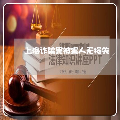 上海诈骗罪被害人无损失/2023041185717