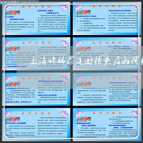上海诈骗罪追回损失后如何判/2023032273916