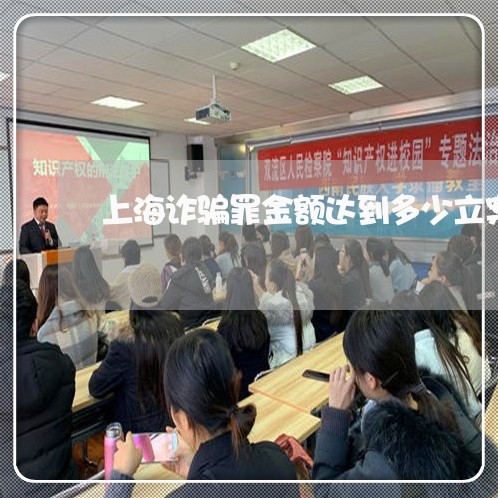 上海诈骗罪金额达到多少立案/2023032206169
