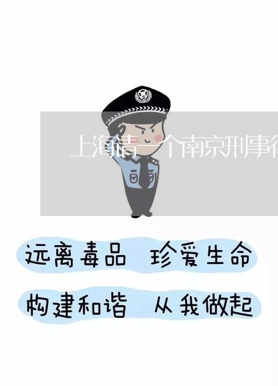 上海请一个南京刑事律师/2023041171381