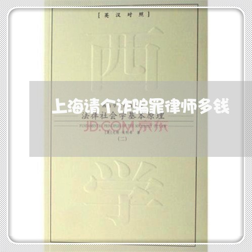 上海请个诈骗罪律师多钱/2023041152826