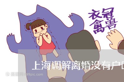 上海调解离婚没有户口本/2023041041858