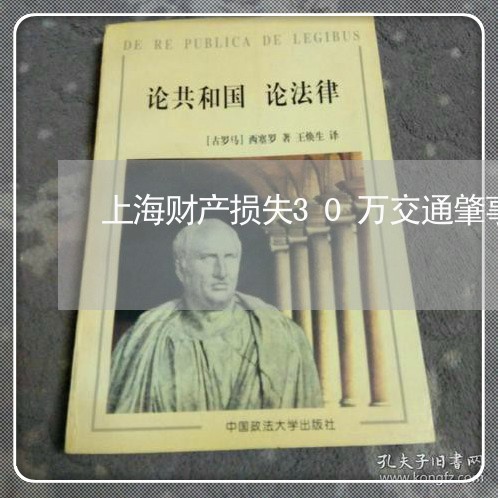 上海财产损失30万交通肇事/2023032214827