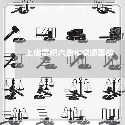 上海贵州六盘水交通事故/2023021617269 上海贵州六盘水交通事故/2023021617269