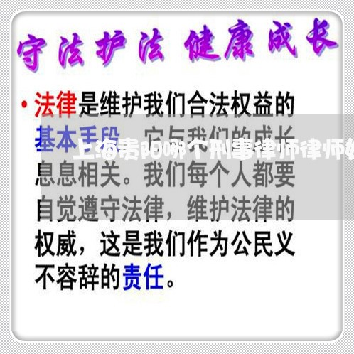 上海贵阳哪个刑事律师律师好/2023032257040