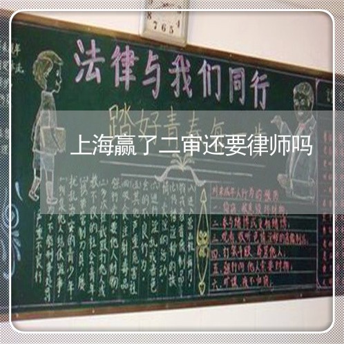 上海赢了二审还要律师吗/2023021505938 上海赢了二审还要律师吗/2023021505938