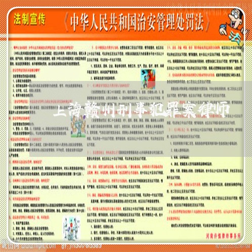 上海赣州刑事犯罪案律师/2023021506371