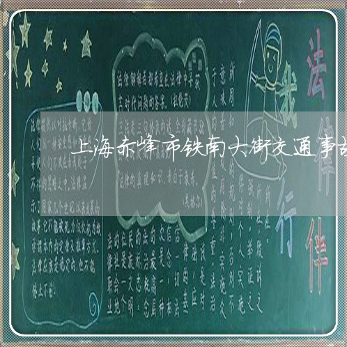 上海赤峰市铁南大街交通事故/2023032239561 上海赤峰市铁南大街交通事故/2023032239561