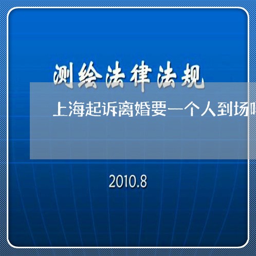 上海起诉离婚要一个人到场吗/2023032214036 上海起诉离婚要一个人到场吗/2023032214036