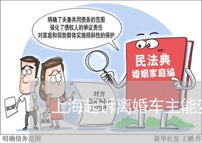 上海起诉离婚车主能变卖吗/2023031925057