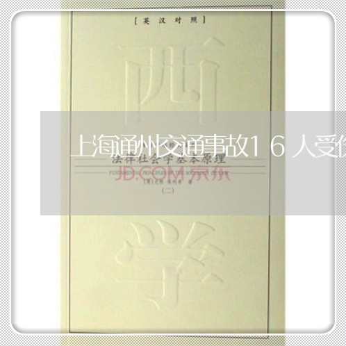 上海通州交通事故16人受伤/2023032205850