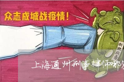 上海通州刑事律师哪家好/2023041182715