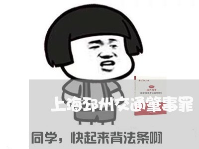上海邳州交通肇事罪/2023032583626