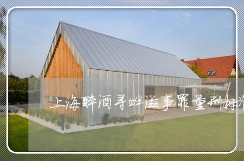 上海醉酒寻衅滋事罪量刑标准/2023032149379 上海醉酒寻衅滋事罪量刑标准/2023032149379