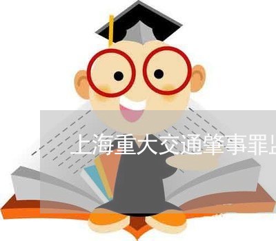 上海重大交通肇事罪监外执行/2023032116835