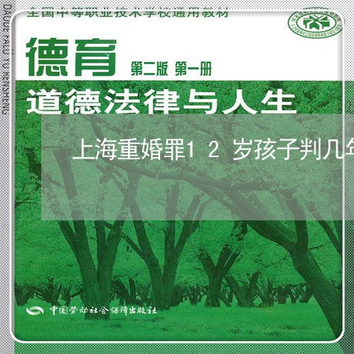 上海重婚罪12岁孩子判几年/2023032138360 上海重婚罪12岁孩子判几年/2023032138360